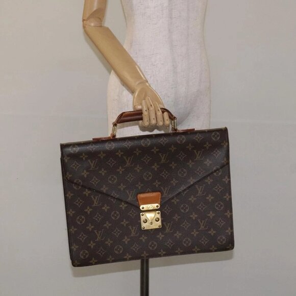 LOUIS VUITTON Monogram Serviette Conseiller Briefcase M53331 LV Auth BA3506 - Picture 14 of 16